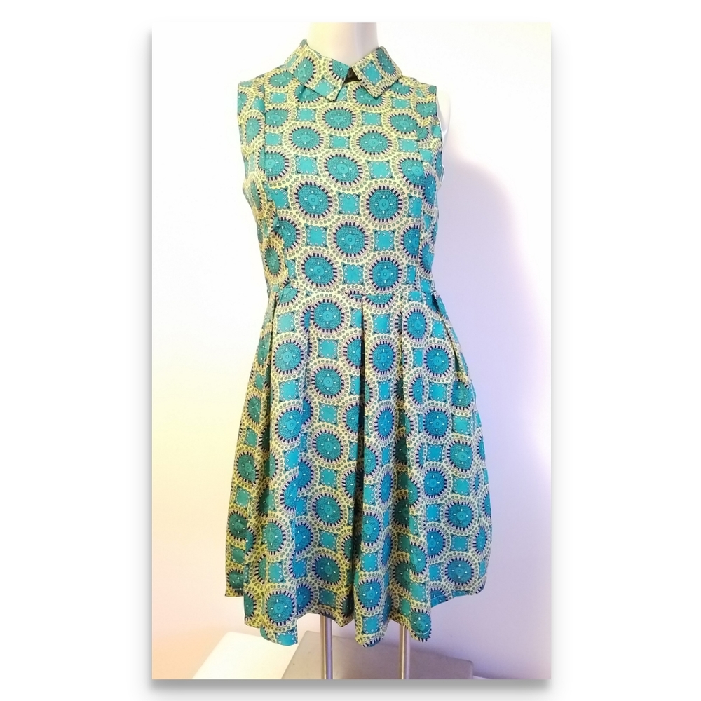 Retro inspired spring/summer dress Awesome print